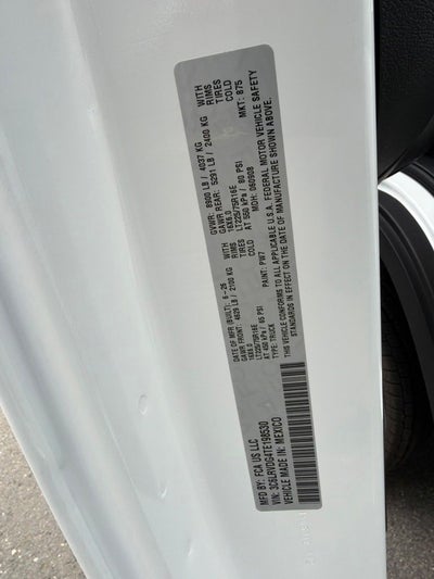 2026 RAM ProMaster 2500 High Roof