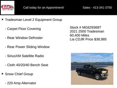 2021 RAM 2500 Tradesman