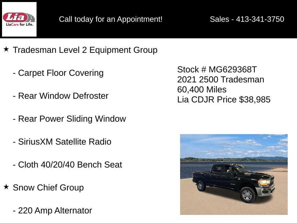 2021 RAM 2500 Tradesman