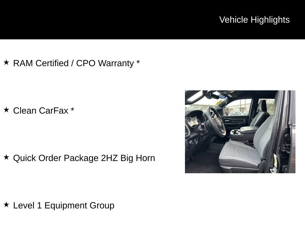 2024 RAM 2500 Big Horn