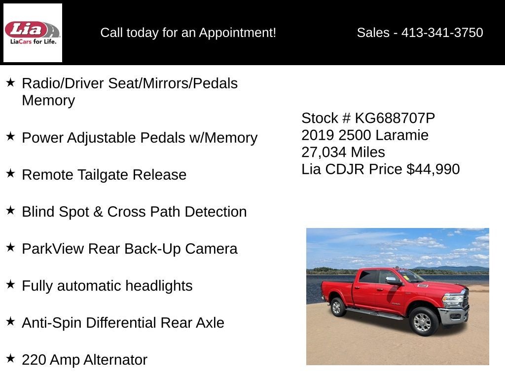 2019 RAM 2500 Laramie