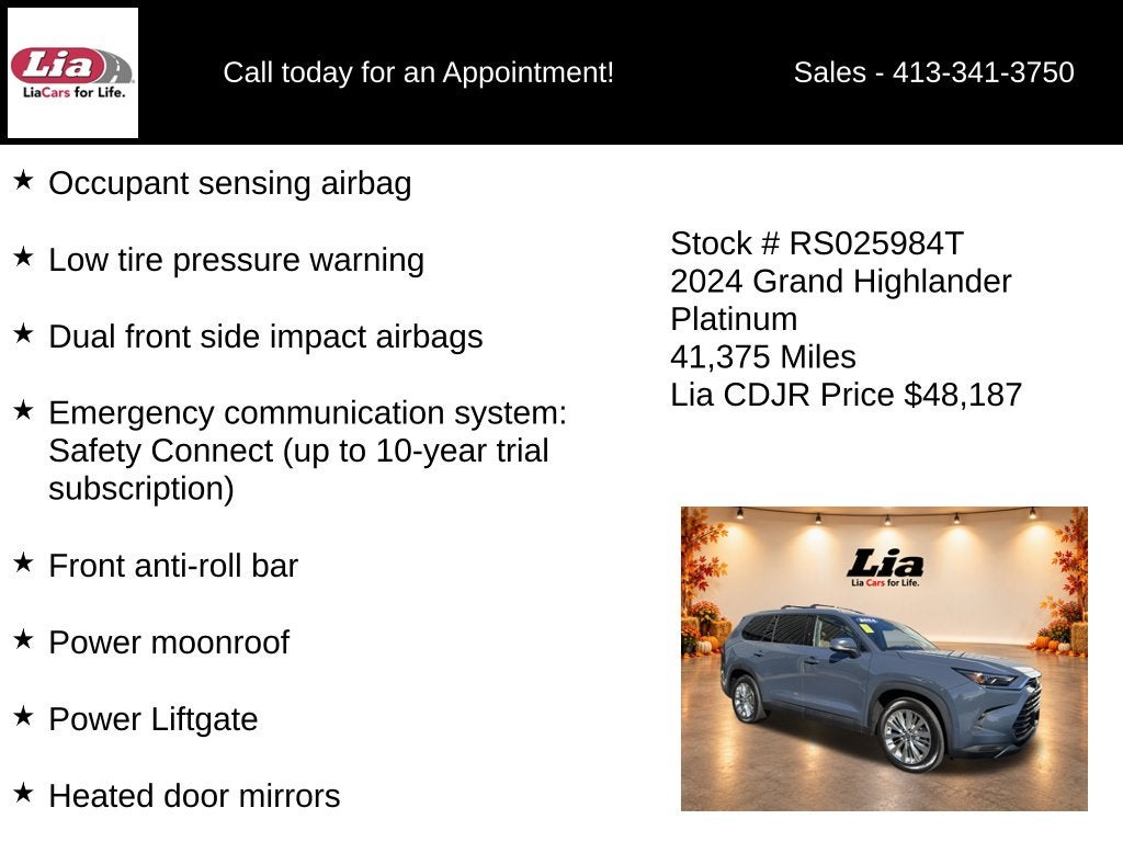 2024 Toyota Grand Highlander Platinum