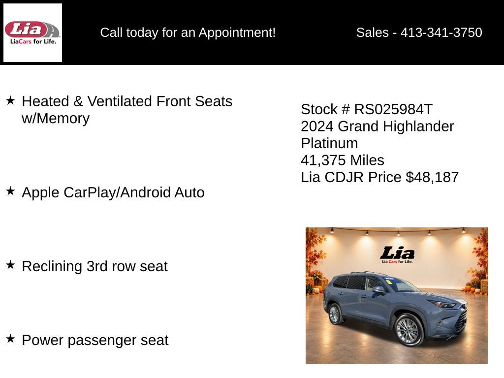2024 Toyota Grand Highlander Platinum
