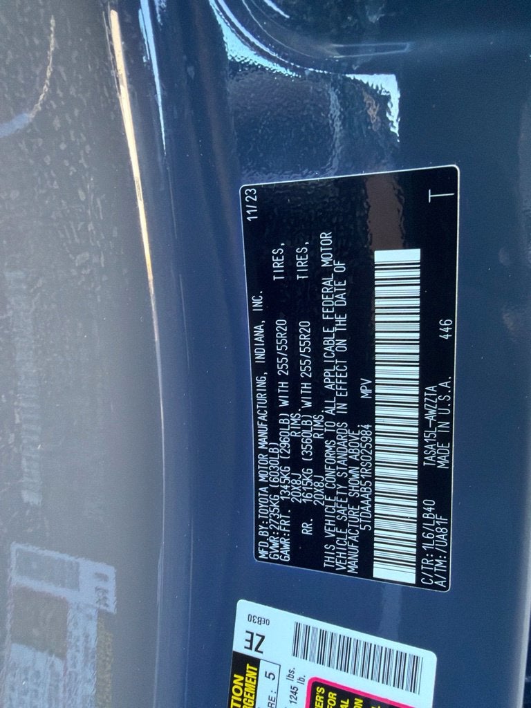 2024 Toyota Grand Highlander Platinum