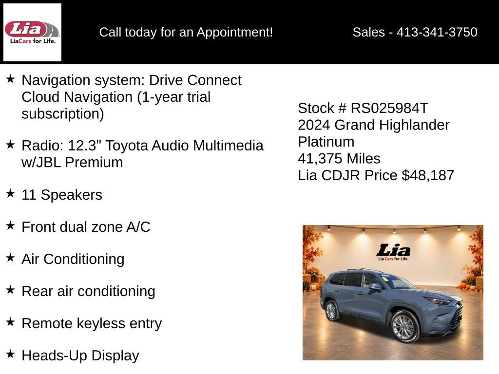 2024 Toyota Grand Highlander Platinum