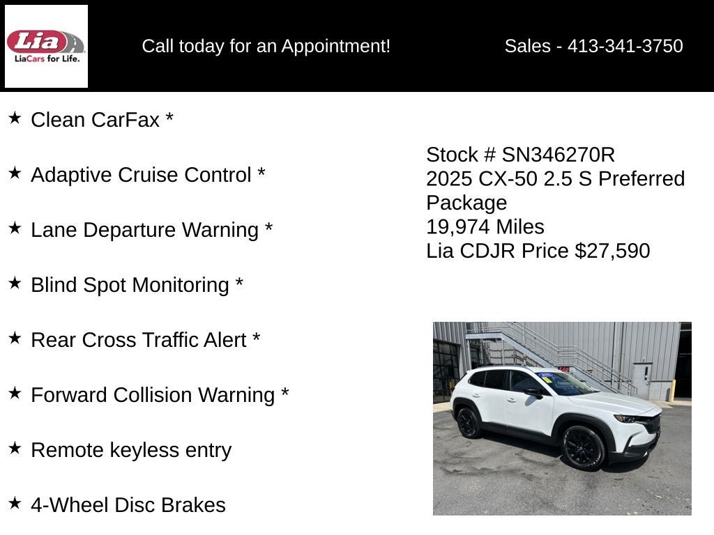 2025 Mazda Mazda CX-50 2.5 S Preferred Package