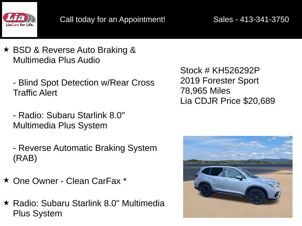 2019 Subaru Forester Sport