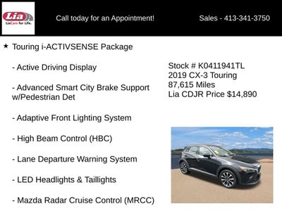 2019 Mazda Mazda CX-3 Touring