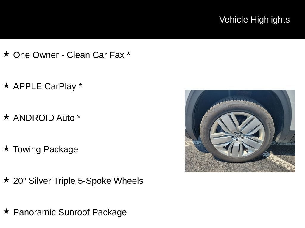 2019 Volkswagen Atlas 3.6L V6 SE w/Technology