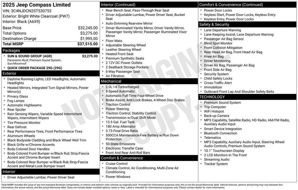 2025 Jeep Compass Limited
