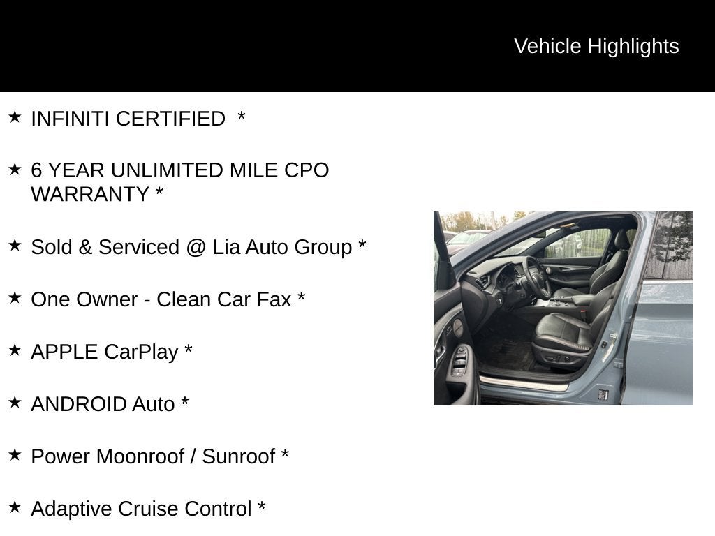 2023 INFINITI QX55 ESSENTIAL ***CERTIFIED***