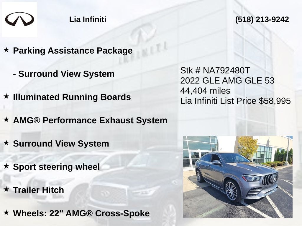 2022 Mercedes-Benz GLE GLE 53 AMG® 4MATIC®