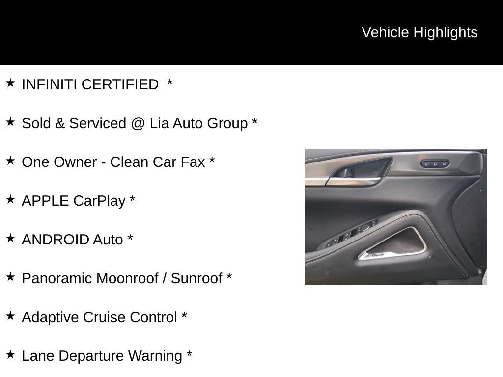 2026 INFINITI QX60 LUXE ***CERTIFIED***