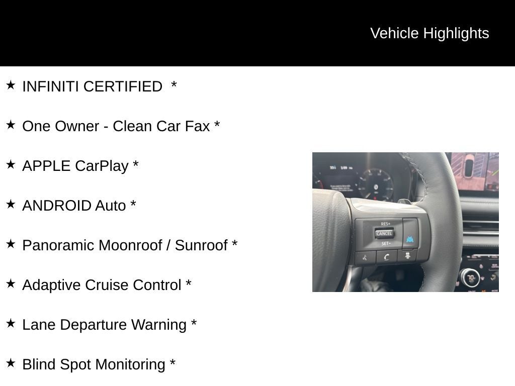 2026 INFINITI QX60 LUXE ***CERTIFIED***