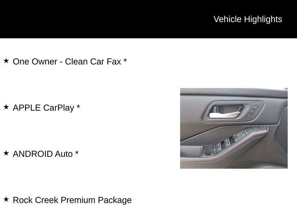 2026 Nissan Rogue Rock Creek