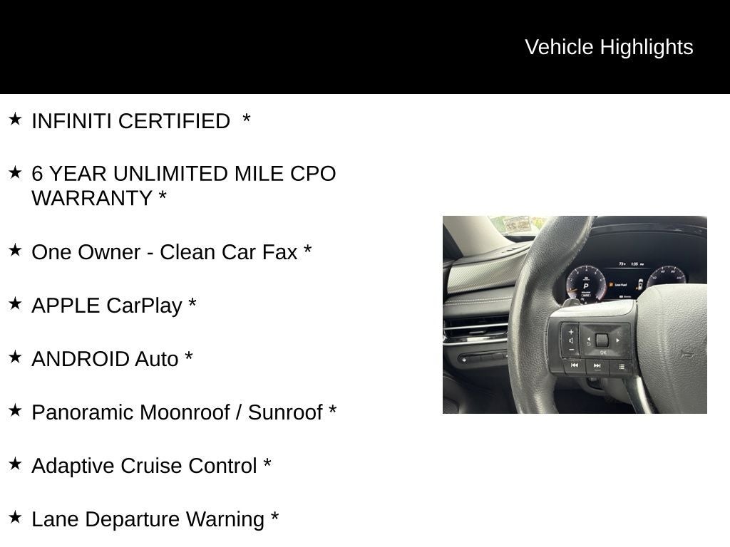 2022 INFINITI QX60 LUXE