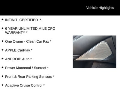 2023 INFINITI Q50 SENSORY ***CERTIFIED***