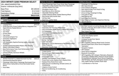 2024 INFINITI QX80 Premium Select ***CERTIFIED***