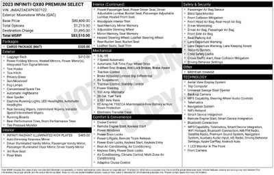 2023 INFINITI QX80 Premium Select ***CERTIFIED***