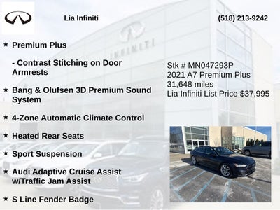 2021 Audi A7 55 Premium Plus quattro