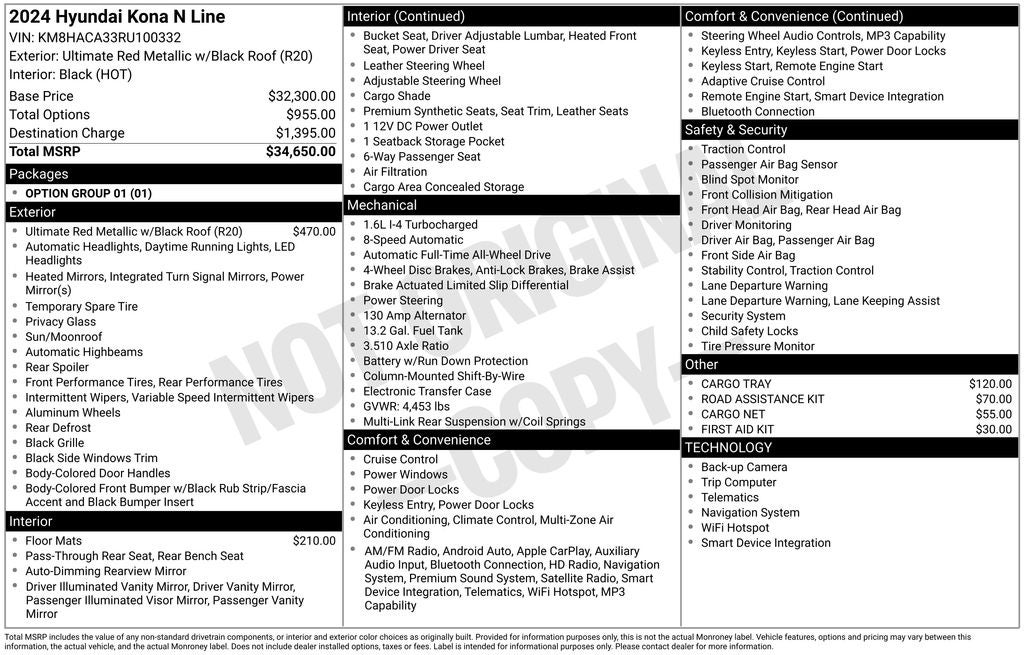 2024 Hyundai Kona N Line