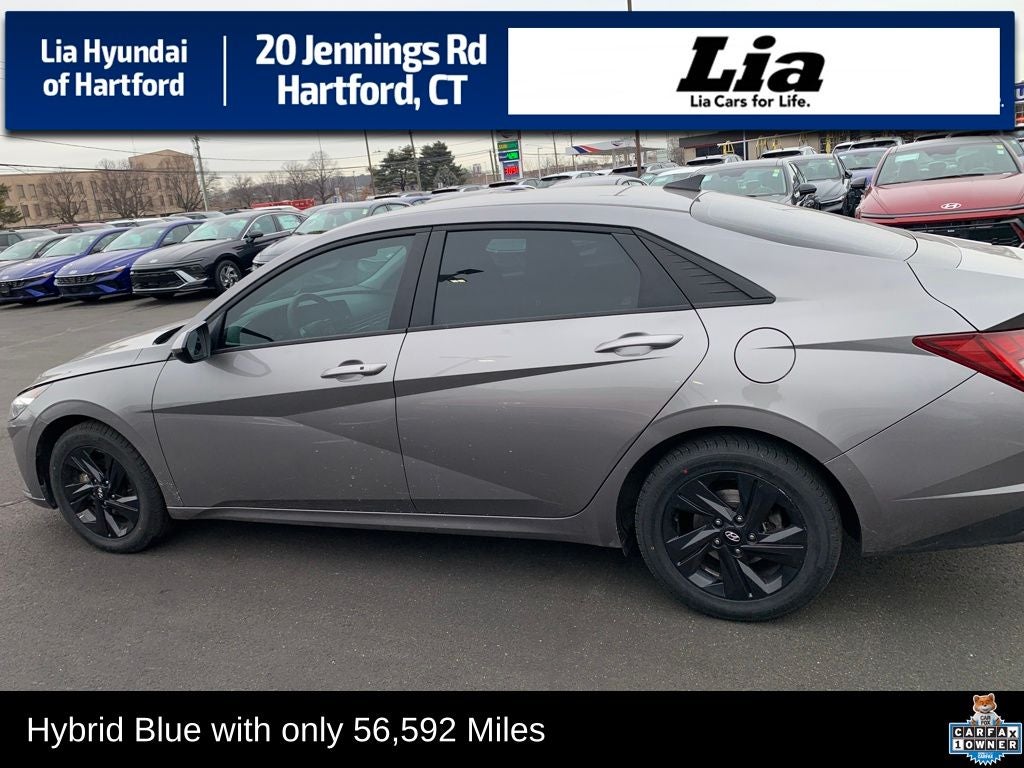 2023 Hyundai Elantra Hybrid Blue