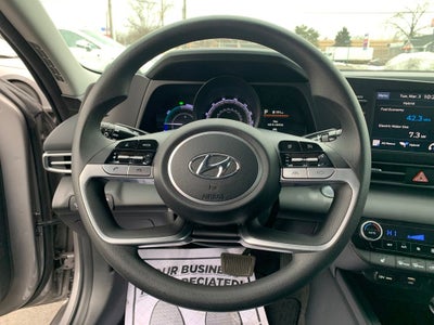 2023 Hyundai Elantra Hybrid Blue