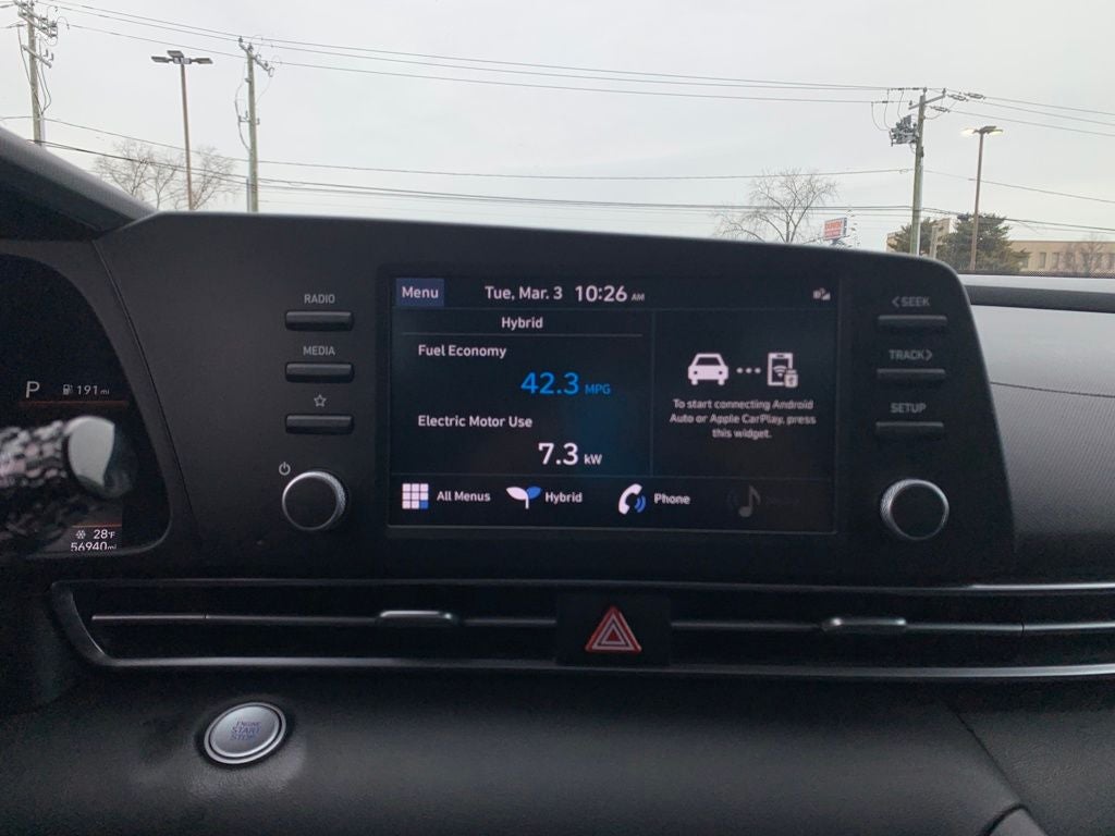 2023 Hyundai Elantra Hybrid Blue