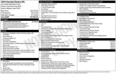 2024 Hyundai Elantra SEL