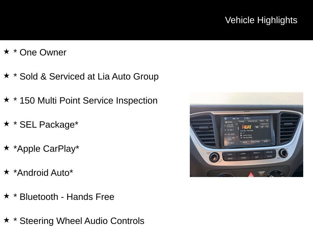 2018 Hyundai Accent SEL