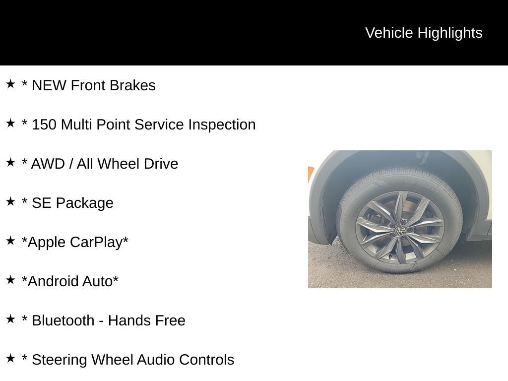 2022 Volkswagen Tiguan 2.0T SE