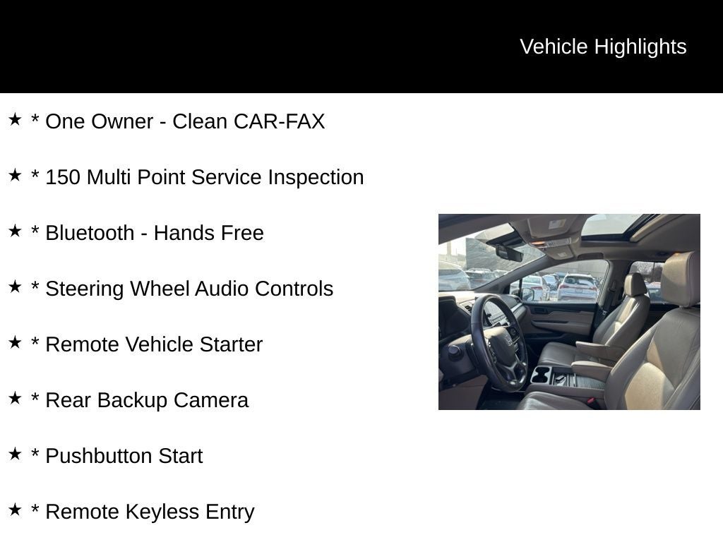 2019 Honda Odyssey EX-L