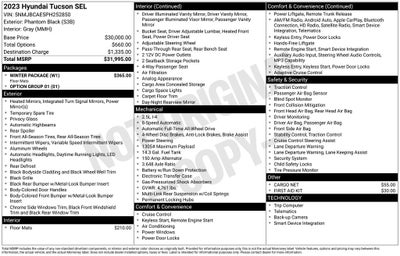 2023 Hyundai Tucson SEL