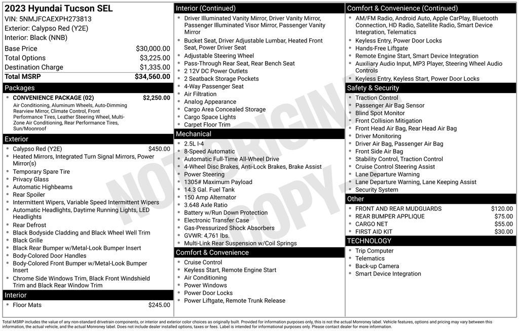 2023 Hyundai Tucson SEL