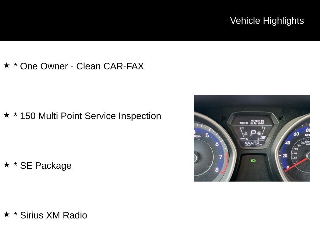 2016 Hyundai Elantra SE