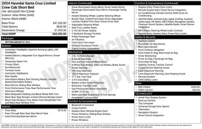 2024 Hyundai Santa Cruz Limited