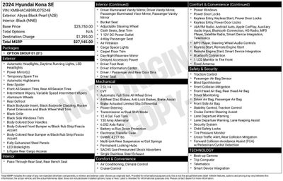 2024 Hyundai Kona SE