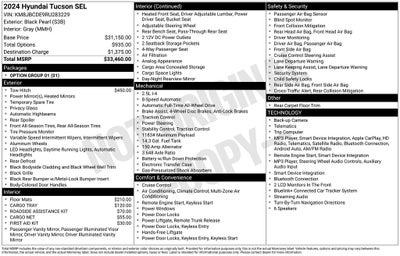 2024 Hyundai Tucson SEL