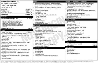 2023 Hyundai Kona SEL