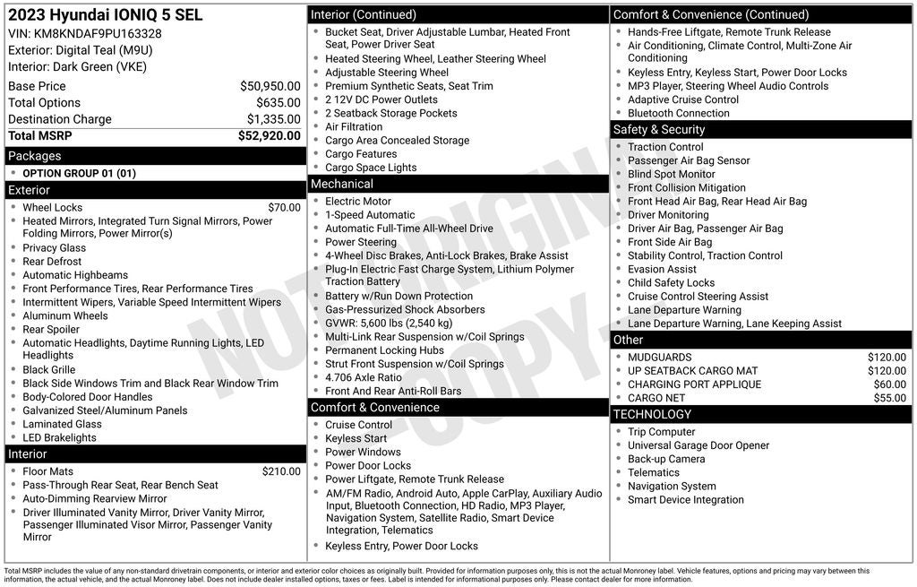 2023 Hyundai IONIQ 5 SEL