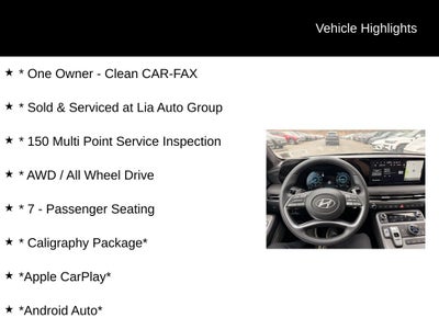 2024 Hyundai Palisade Calligraphy