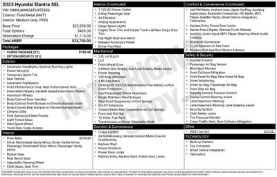 2023 Hyundai Elantra SEL