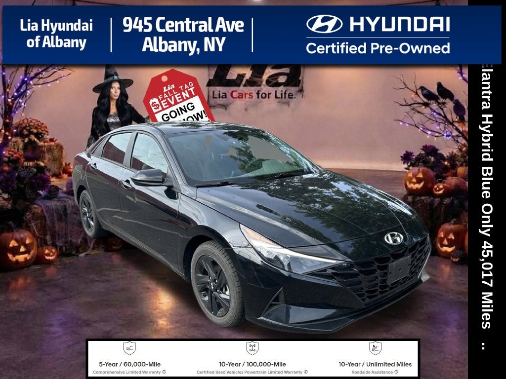 2023 Hyundai Elantra Hybrid Blue