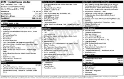 2023 Hyundai Elantra Limited