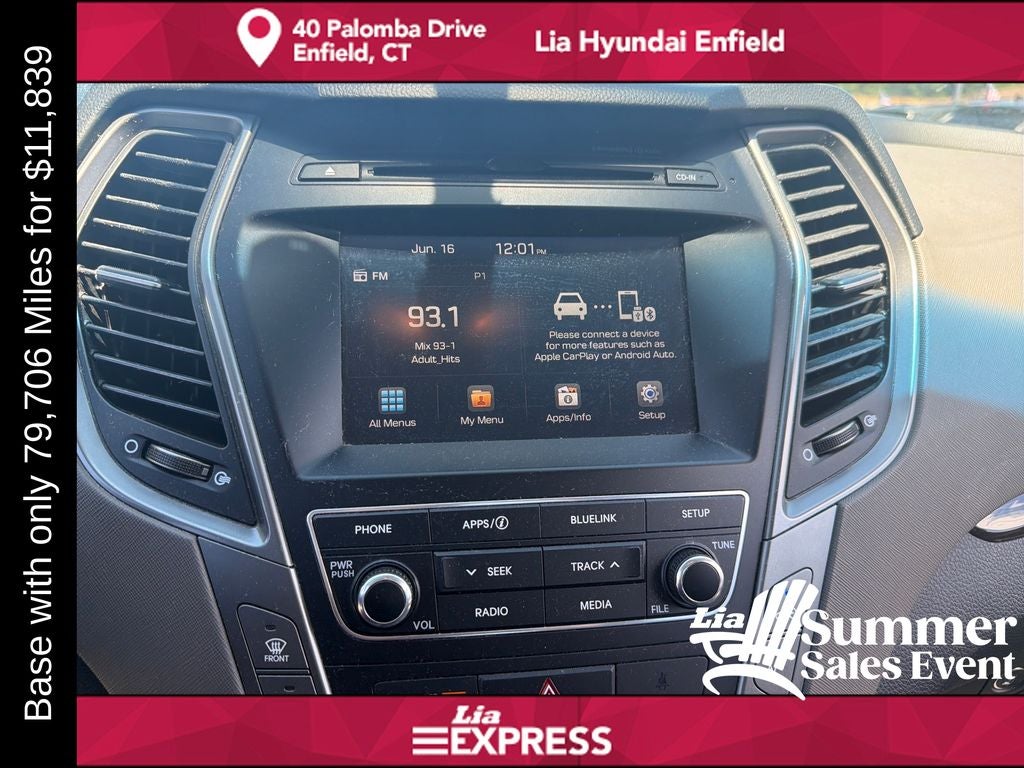2017 Hyundai Santa Fe Sport 2.4 Base