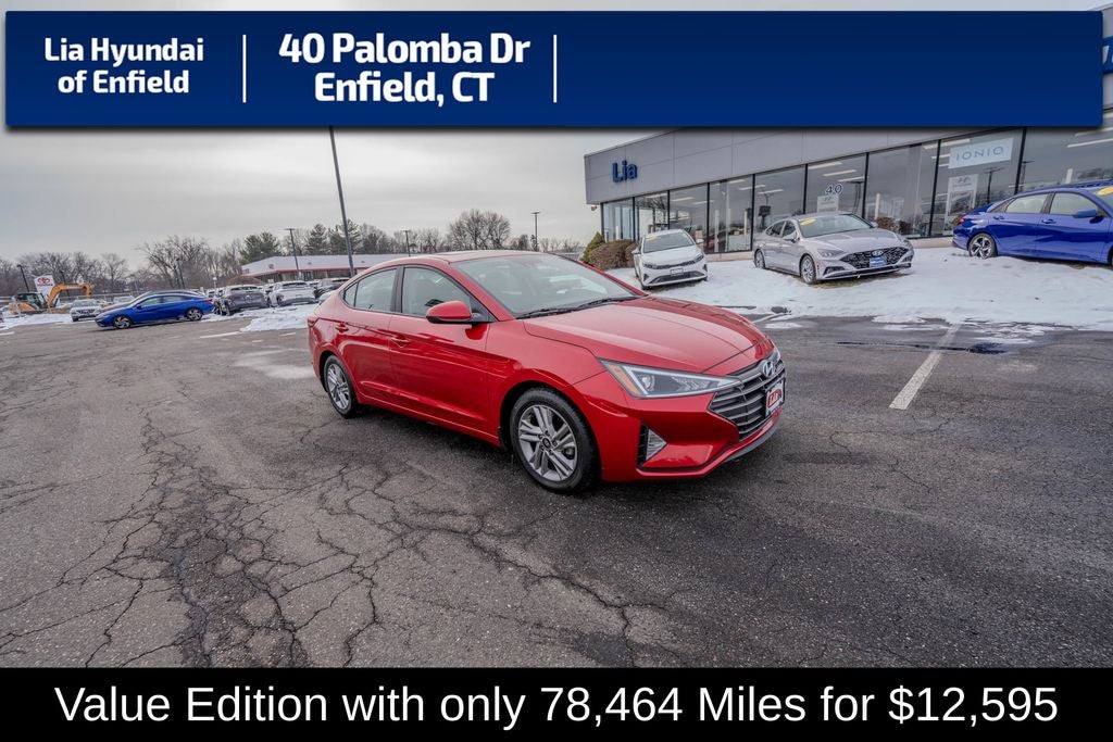 2020 Hyundai Elantra Value Edition
