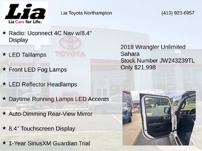 2018 Jeep Wrangler Unlimited Sahara