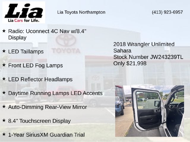 2018 Jeep Wrangler Unlimited Sahara