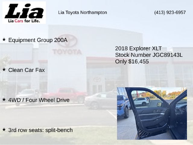 2018 Ford Explorer XLT