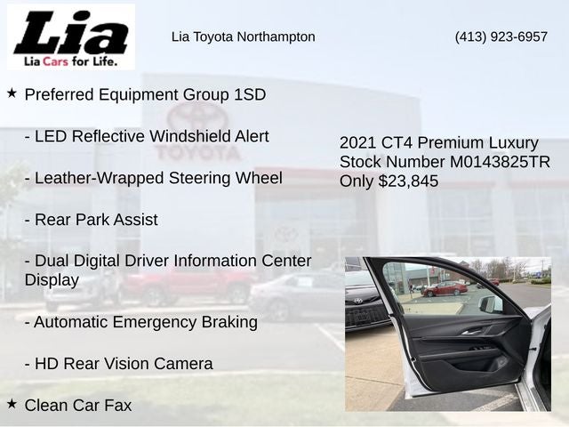 2021 Cadillac CT4 Premium Luxury